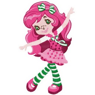 Strawberry Shortcake 5 embroidery design - Embroidery Design