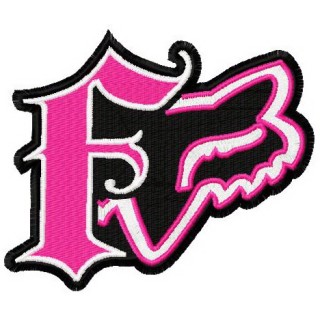 Fox racing Dakota logo embroidery design - Embroidery Design