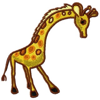 Giraffe embroidery design - Embroidery Design