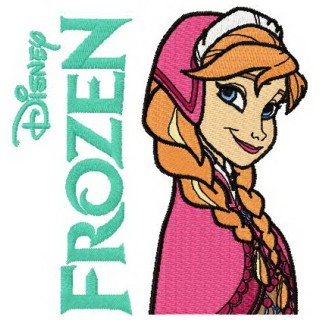 Anna Frozen 2 embroidery design - Embroidery Design