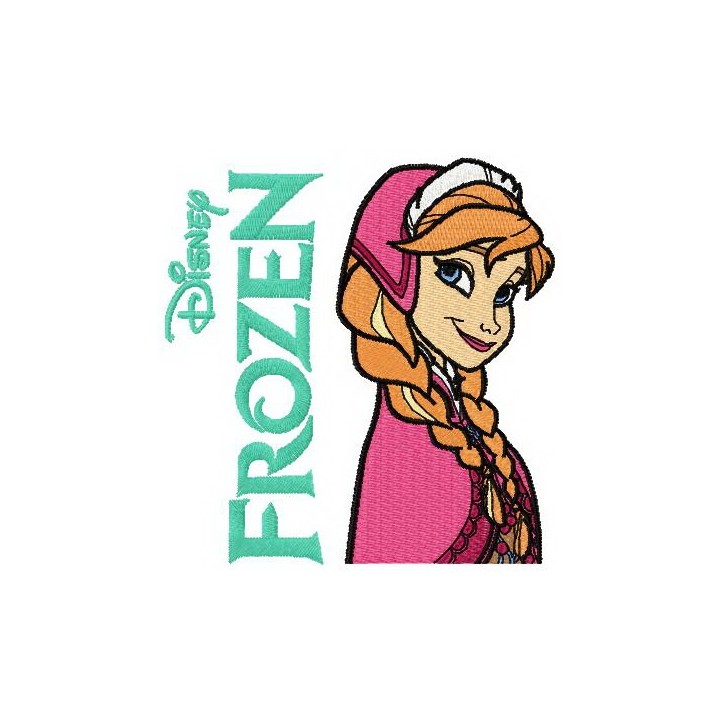 Anna Frozen 2 embroidery design - Embroidery Design