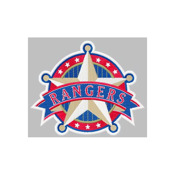 Texas Rangers alternative logo embroidery design - Embroidery Design