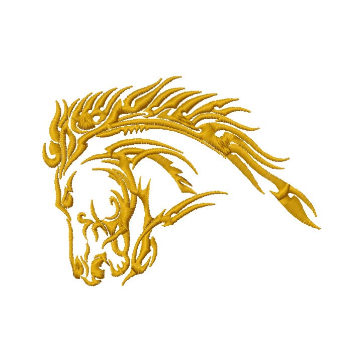 Tribal Horse 15 embroidery design - Embroidery Design