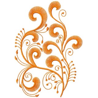 Swirl decor 10 embroidery design - Embroidery Design
