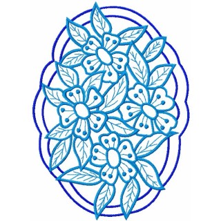 Lace napkin embroidery design - Embroidery Design