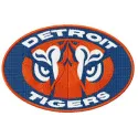 Detroit Tigers alternative logo embroidery design preview showcasing intricate stitching patterns for apparel.