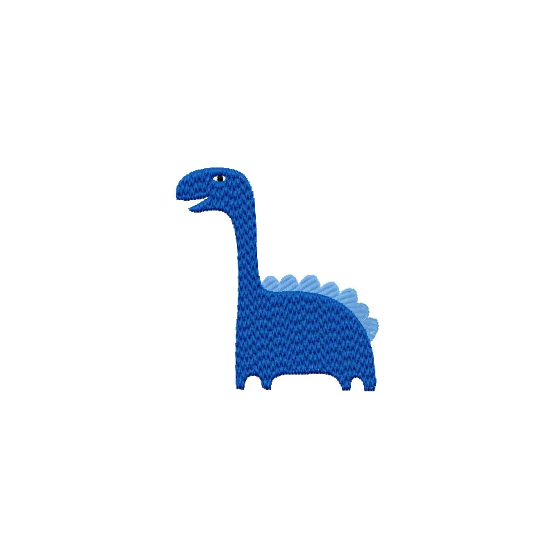 Dino 2 embroidery design featuring a playful dinosaur motif, perfect for stitching on t-shirts and baby onesies.