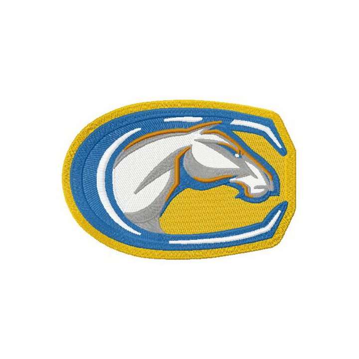 UC Davis Aggies logo embroidery design - Embroidery Design