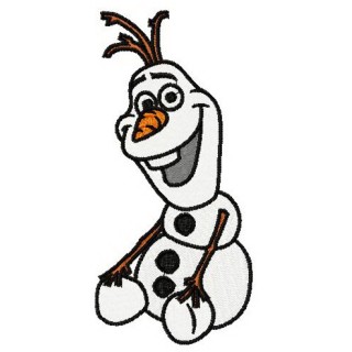 Happy Olaf 2 embroidery design - Embroidery Design