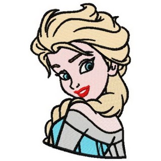 Elsa 2 embroidery design - Embroidery Design