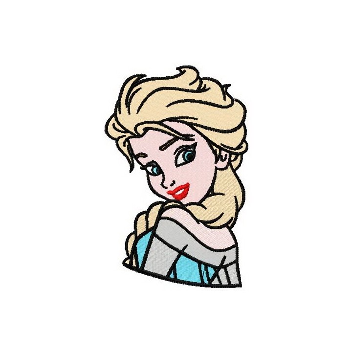 Elsa 2 embroidery design - Embroidery Design