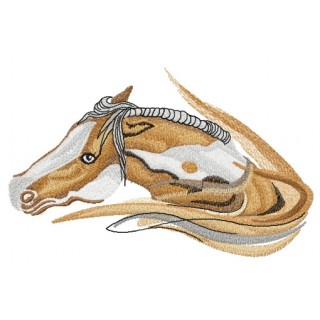 Running horse embroidery design - Embroidery Design