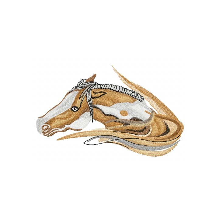 Running horse embroidery design - Embroidery Design