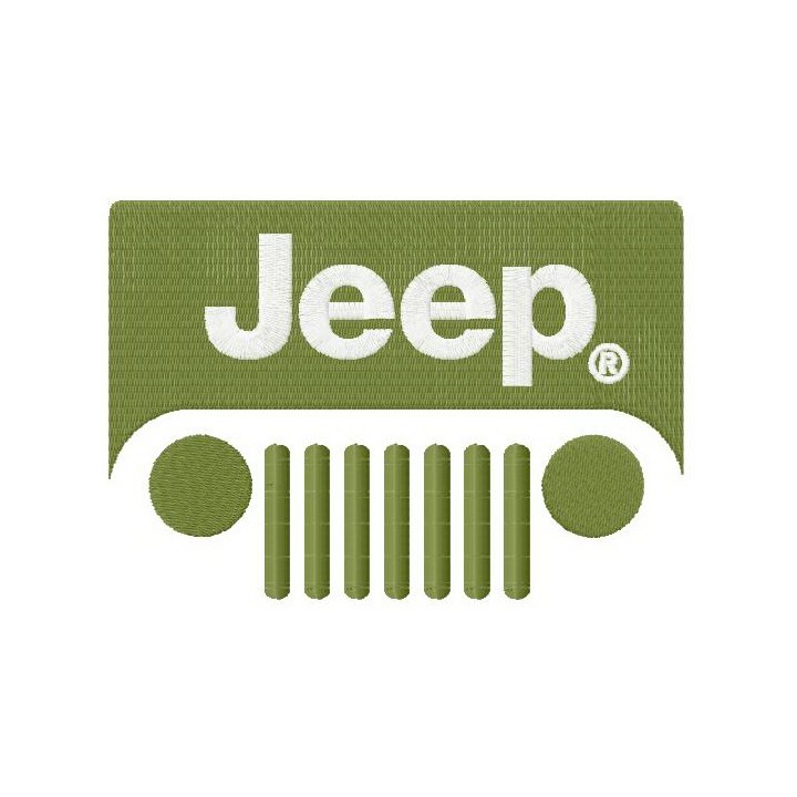 Jeep alternative logo embroidery design - Embroidery Design