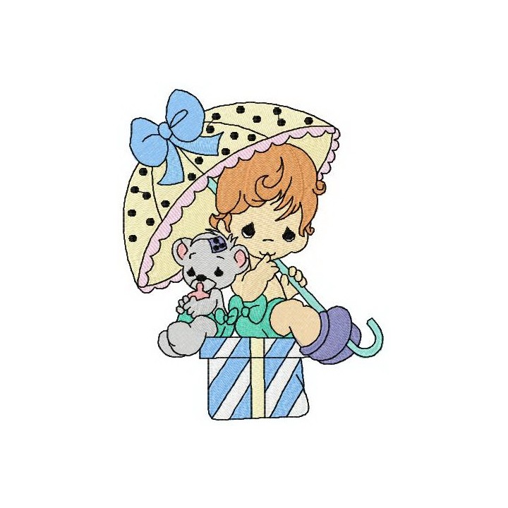 Sunny day embroidery design - Embroidery Design