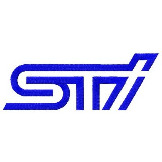 Subaru STi logo embroidery design - Embroidery Design
