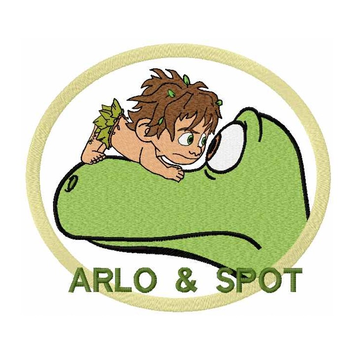 Arlo and Spot 3 embroidery design - Embroidery Design