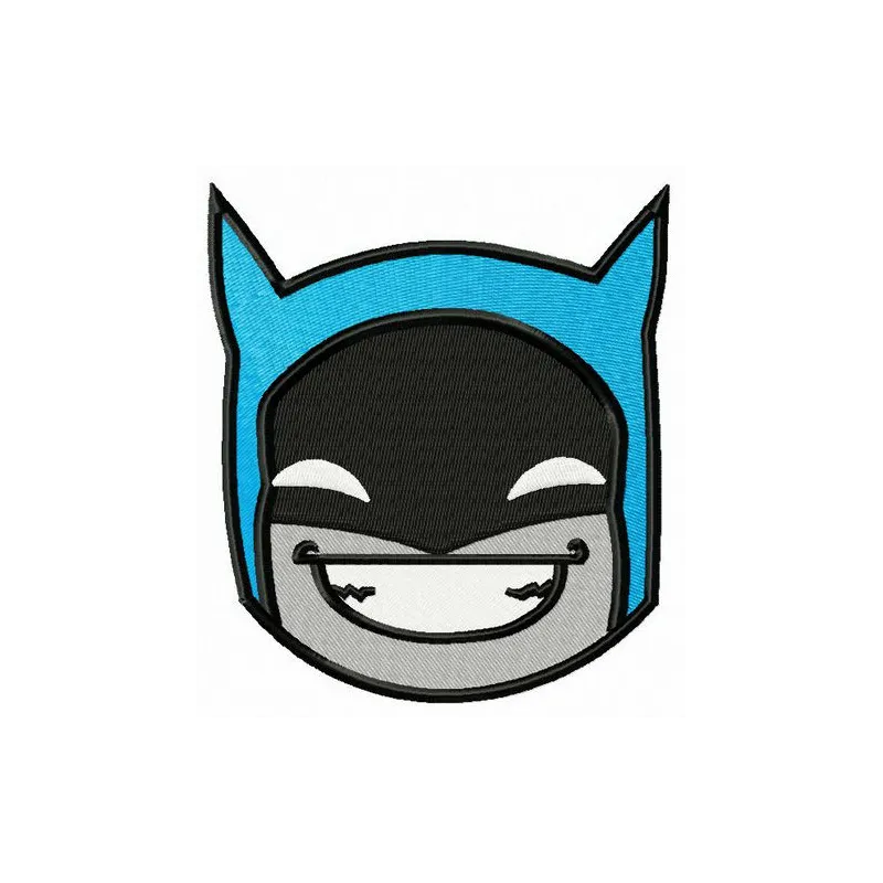 Batman triumphs embroidery design showcasing a bold and dynamic superhero motif for creative stitching projects.