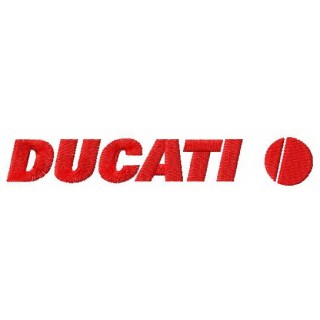 Ducati logo embroidery design - Embroidery Design