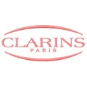 Preview of Clarins logo embroidery design for stitching on cosmetics bags or apparel items.