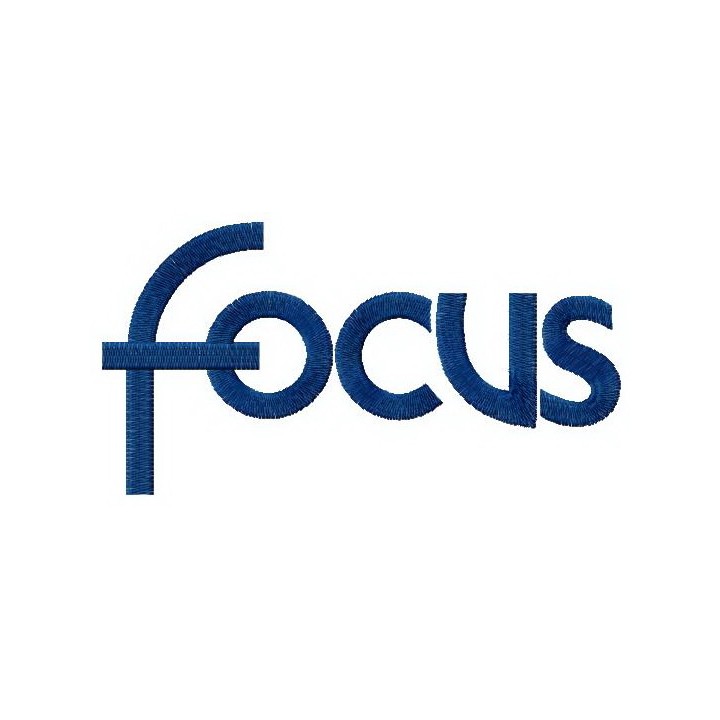 Ford Focus logo embroidery design - Embroidery Design