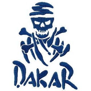 Dakar logo embroidery design - Embroidery Design