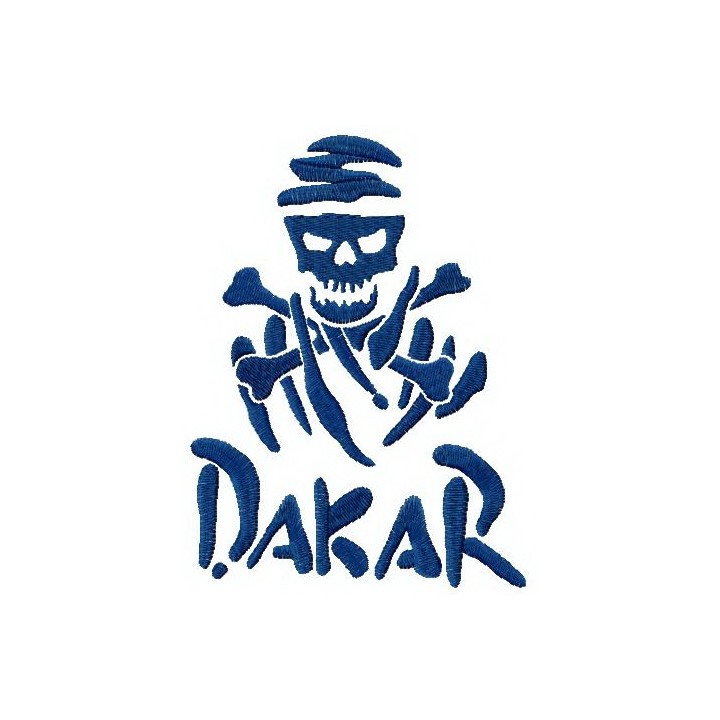 Dakar logo embroidery design - Embroidery Design
