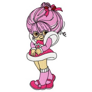 Shy Violet embroidery design - Embroidery Design