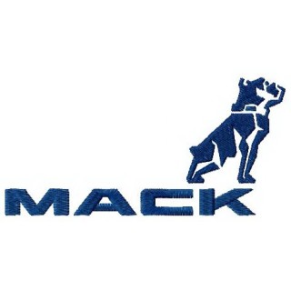 Mack trucks logo embroidery design - Embroidery Design