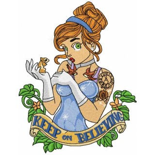 Keep on believing 2 embroidery design - Embroidery Design