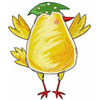 Easter chicken 1 embroidery design - Embroidery Design