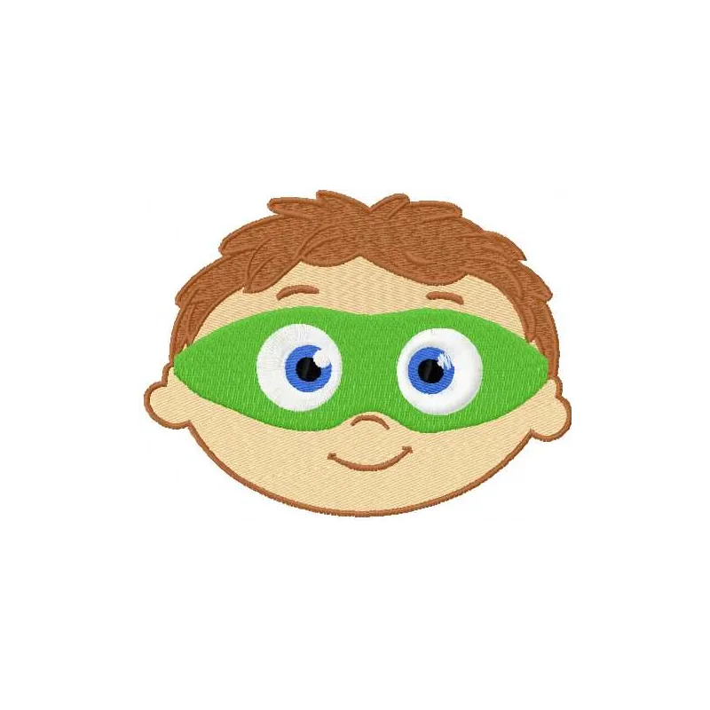 Super Why 3 embroidery design featuring the beloved character, ideal for kids' clothing and accessories.