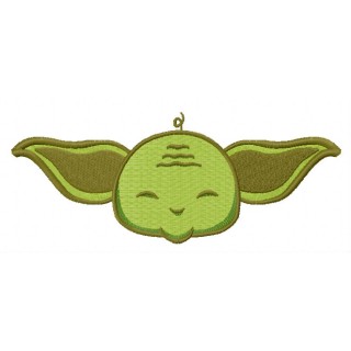 Cute Yoda 4 embroidery design - Embroidery Design