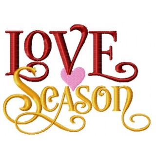 Love season embroidery design - Embroidery Design