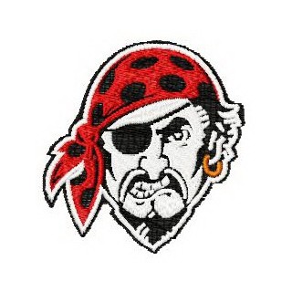 Pittsburgh Pirates Logo 3 embroidery design - Embroidery Design