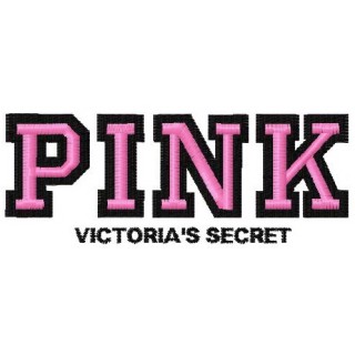 Victoria's Secret Pink logo embroidery design - Embroidery Design