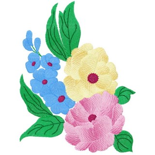Bouquet 2 embroidery design - Embroidery Design