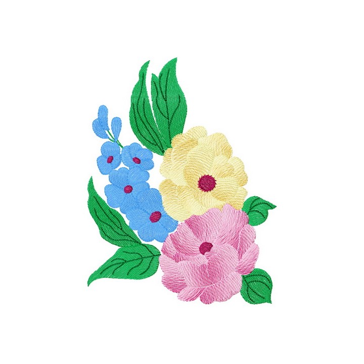 Bouquet 2 embroidery design - Embroidery Design