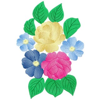 Bouquet 3 embroidery design - Embroidery Design