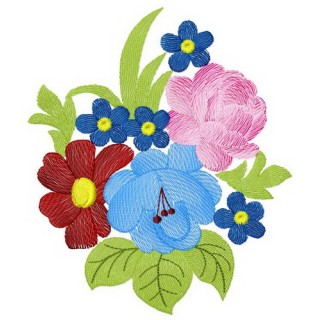 Bouquet 4 embroidery design - Embroidery Design
