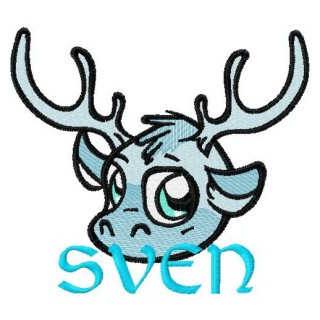 Sven chibi 6 embroidery design - Embroidery Design