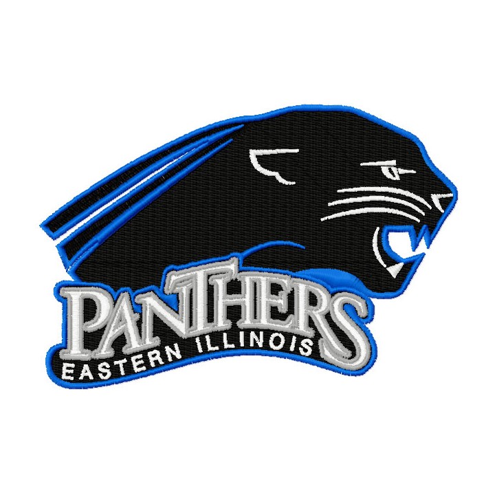 Eastern Illinois Panthers Primary logo embroidery design - Embroidery Design