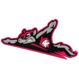 Richmond Flying Squirrels logo embroidery design - Embroidery Design