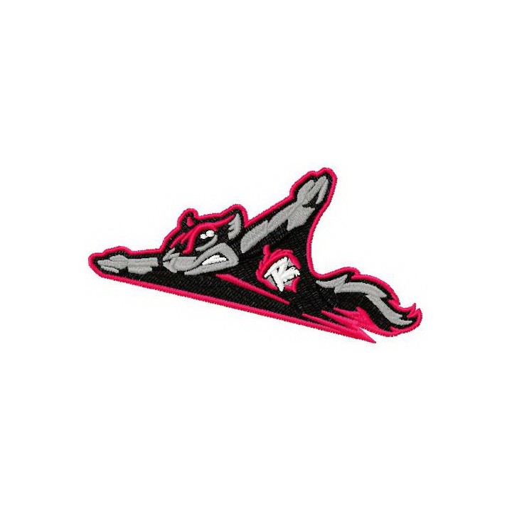 Richmond Flying Squirrels logo embroidery design - Embroidery Design