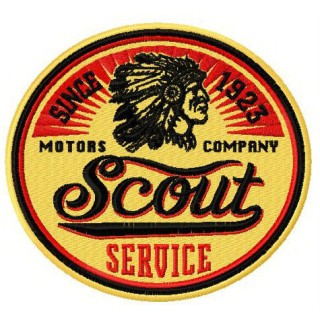 Scout Service logo embroidery design - Embroidery Design