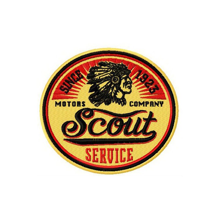 Scout Service logo embroidery design - Embroidery Design
