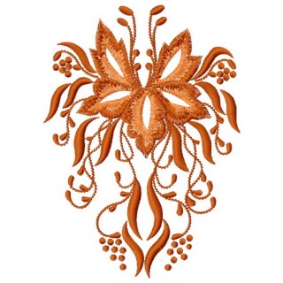 Fantastic flower 1 embroidery design - Embroidery Design