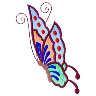 Butterfly 12 embroidery design - Embroidery Design