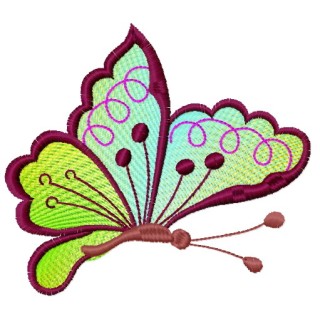 Butterfly 8 embroidery design - Embroidery Design