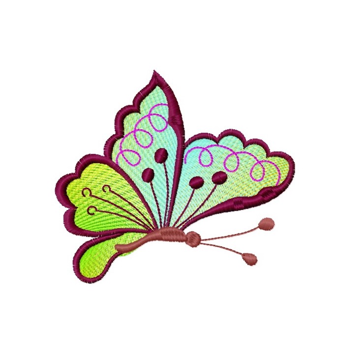 Butterfly 8 embroidery design - Embroidery Design